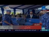 أخبار TeN - القوات البحرية أثناء تقديم هدية تذكارية للرئيس السيسي