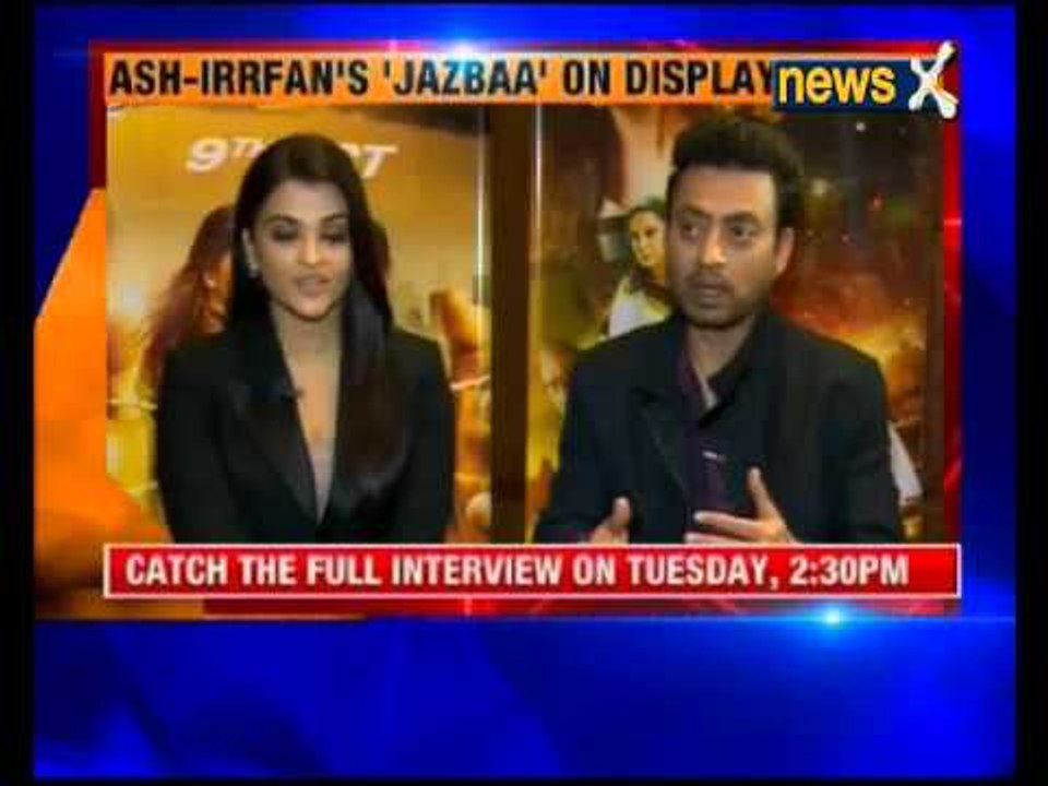 Aishwarya Rai and Irrfan Khan in an EXCLUSIVE chat with NewsX