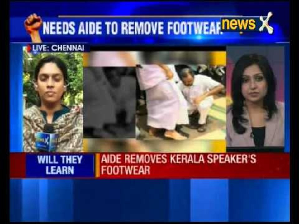 Kerela : Speaker Clarifies, Crippled with Disease