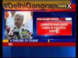 Delhi police commissioner BS Bassi attacked political parties