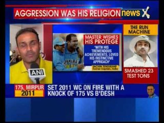 Sachin Tendulkar tweets on Sehwag's retirement