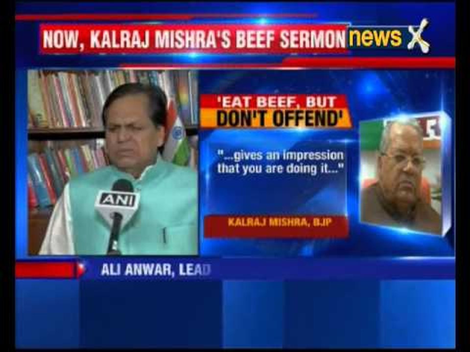Don't use beef as a ploy to offend others, says Kalraj Mishra