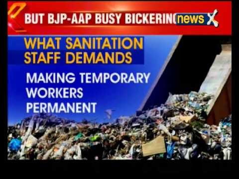 Delhi face garbage crisis as sanitation workers are on strike