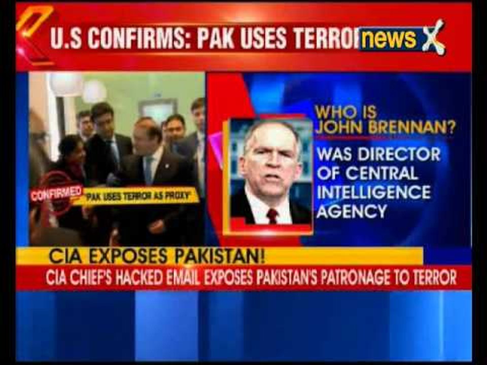 CIA chief's hacked email: Pakistan uses militant proxies against India