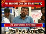 FTII students call off strike, to join classes