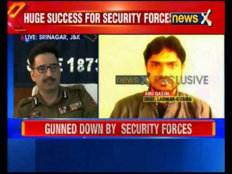 IGP Kashmir addresses media about Udhampur mastermind who was shot dead in Kashmir