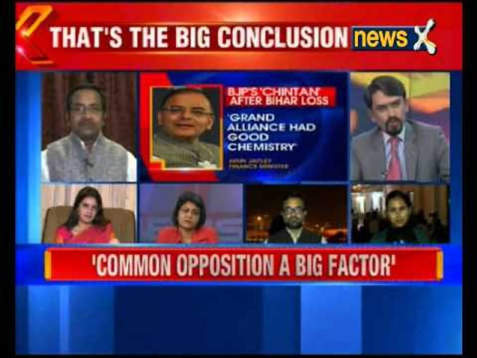 Arun Jaitley front foots analysis, Bihar elected caste and not NDA
