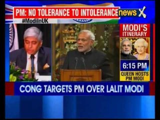No place for intolerance in India, PM Modi says in UK