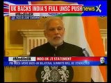 PM Narendra Modi and David Cameron address Indo-UK statement