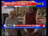 PM Narendra Modi meets Queen Elizabeth II at Buckingham Place
