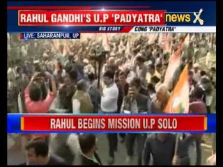 Rahul Gandhi eyes on UP polls 2017, begins padyatra in Saharanpur