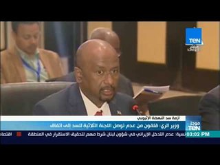 موجزTeN - وزير الري: قلقون من عدم توصل اللجنة الثلاثية لسد النهضة إلى اتفاق