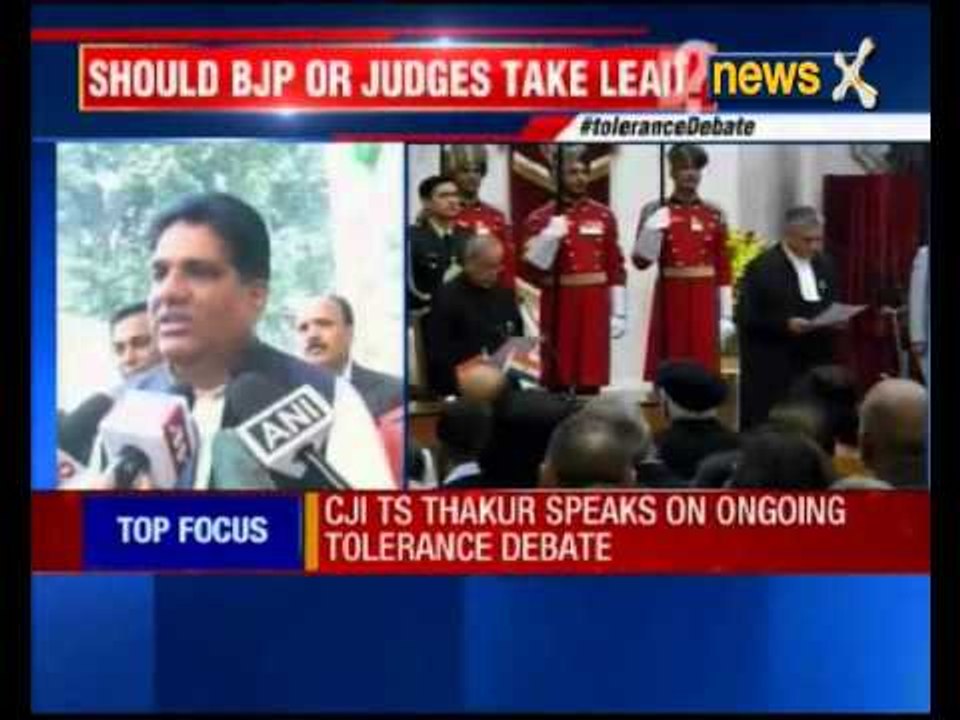 There is no intolerance in society towards any community: CJI TS Thakur