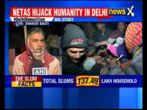 2000 huts razed, child dies, hundreds become homeless