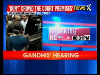 Sonia Gandhi asks supporters not to crowd the court premises