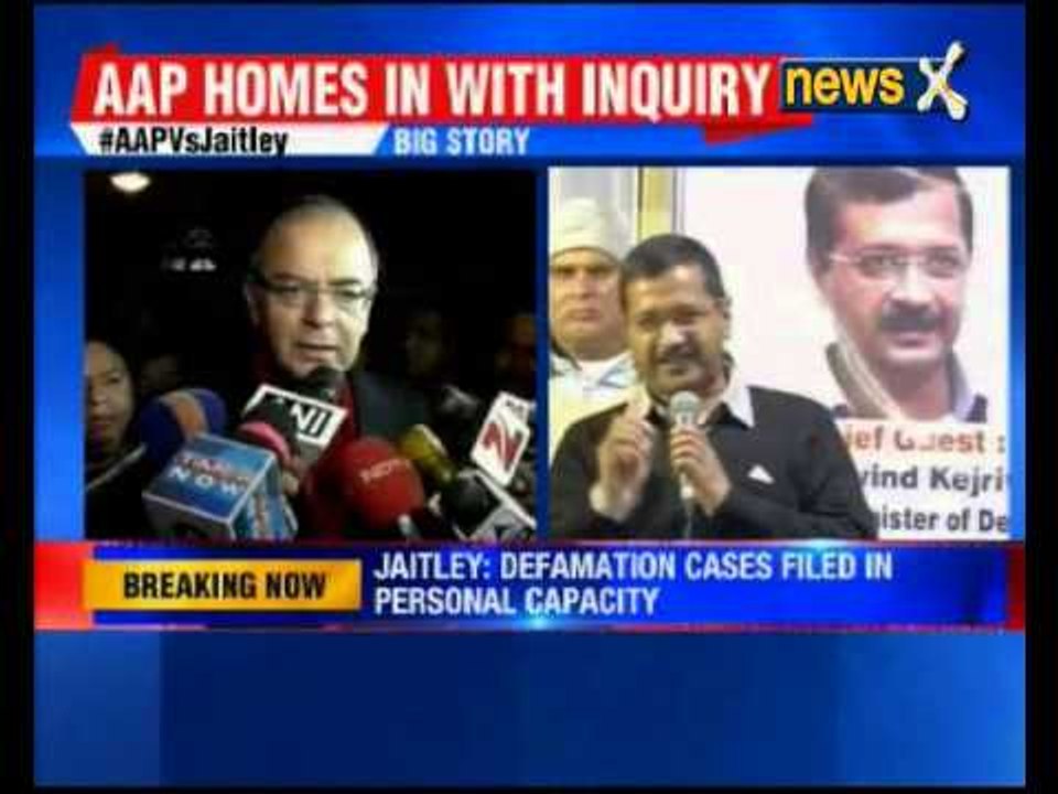FM Arun Jaitley to file civil, criminal defamation case against Kejriwal