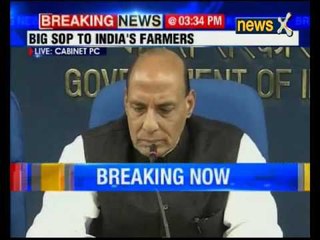Govt announces new crop insurance scheme for farmers: Rajnath Singh