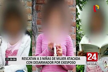 Mininter resguarda a hijas de mujer atacada con destornillador por su expareja