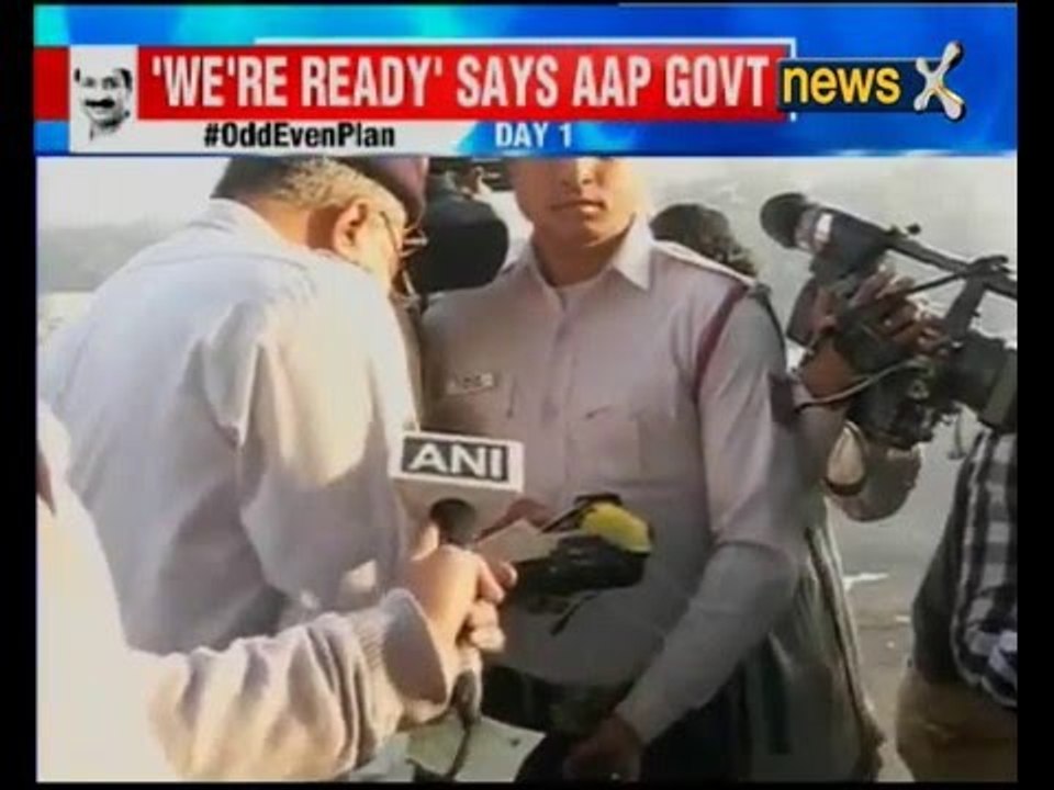 Odd-Even Plan: Violators challaned at ITO, Delhi