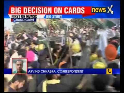 Protesting Youth Congress activists cane-charged near Chandigarh airport