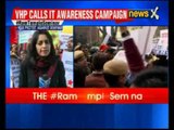 Student unions protest outside Swamy’s Ram temple seminar at DU