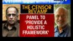 Veteran Filmmaker Shyam Benegal led Censor panel to meet I&B Minister Arun Jaitley today