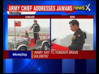 Army chief address during Army Day parade