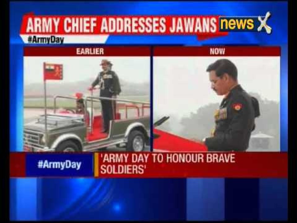 Army chief address during Army Day parade