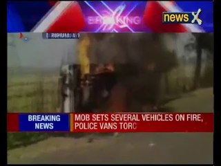 Violence breaks out on streets of Birbhum, West Bengal