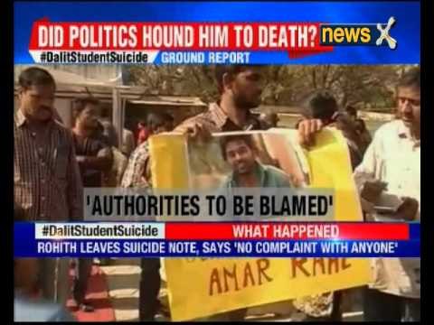 Hyderabad: Body of Dalit student sent for autopsy amid protests