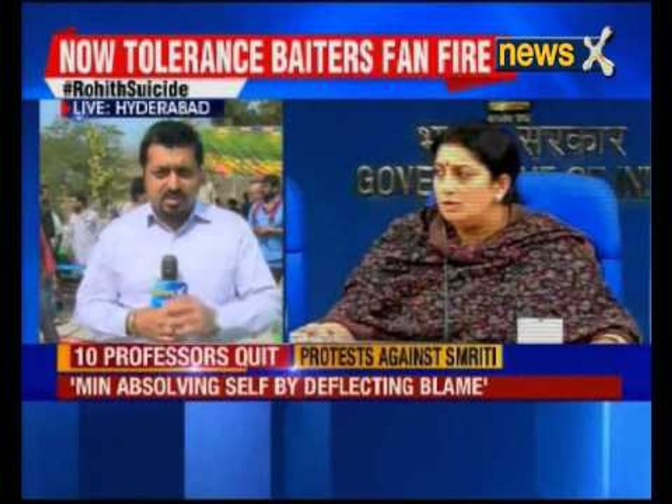 Students across Mumbai campuses protest Rohith...