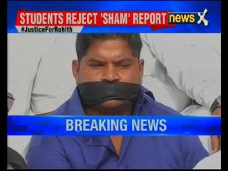 Rohith Vemula's suicide: Congress stage protest at Hyderabad University