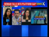 Shocking Video: Woman dies after falling into platform gap at Borivali Railway station, Mumbai