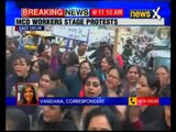 Eighth day of MCD strikes in Delhi congests traffic