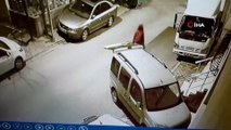 Çekmeköy’de mahalledeki araçlara dadanan hırsızlar kamerada