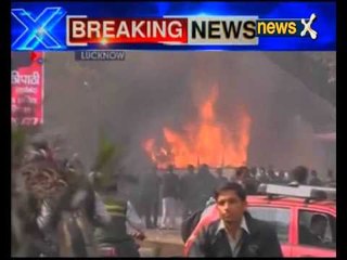 Protests break out in Lucknow after a murder of an advocate