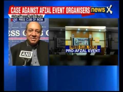 Press Club issues showcause notice to member over meet hailing Afzal Guru