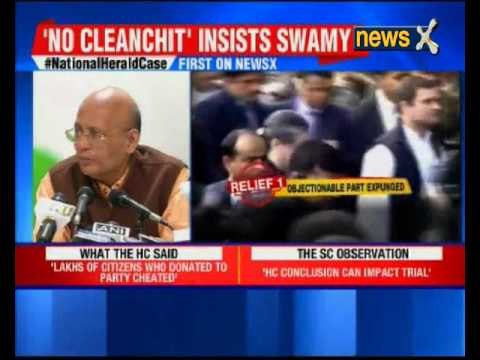 Congress holds a press conference regarding the National Herald Case