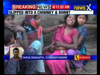 2 girls burnt alive in a chimney of brick factory in Hoogly, West Bengal