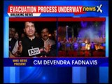 Make In India Fire: Maharashtra chief minister Devendra Fadnavis speaks to media