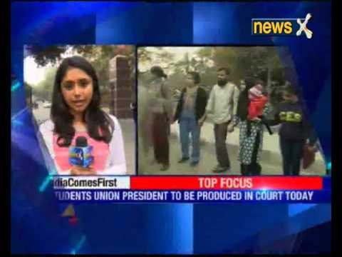 JNU students' union president Kanhaiya Kumar to be produced in court today