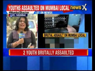 Brutal assault caught on camera in Mumbai local
