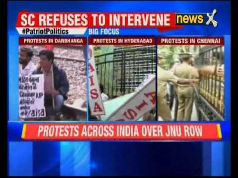 Protest across India for JNU Row; Protests in Hyderbad, Chennai and Patna