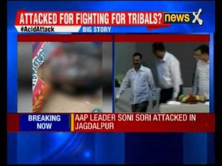 Acid attack on AAP leader Soni Sori in Chhattisgarh