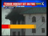 Pampore Terror Attack: EDI office in Pampore set on fire by terrorists
