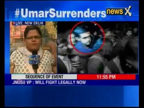 JNU Row: Umar Khalid and Anirban Bhattacharya quizzed by police for 5 hours, according to sources