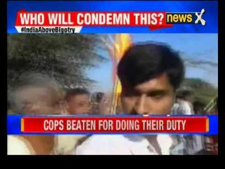 India first, identity second: Youths try to murder two cops in Latur
