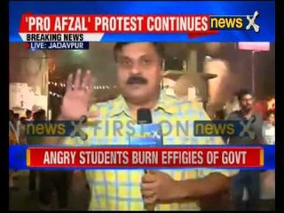 Solidarity with JNU: Fresh protest in Jadavpur University