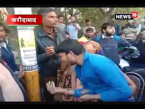 रिश्वत नहीं मिलने पर ऑटो चालक की पिटाई, नाराज भीड़ ने पुलिसकर्मी को दौडा-दौड़ा कर पीटा