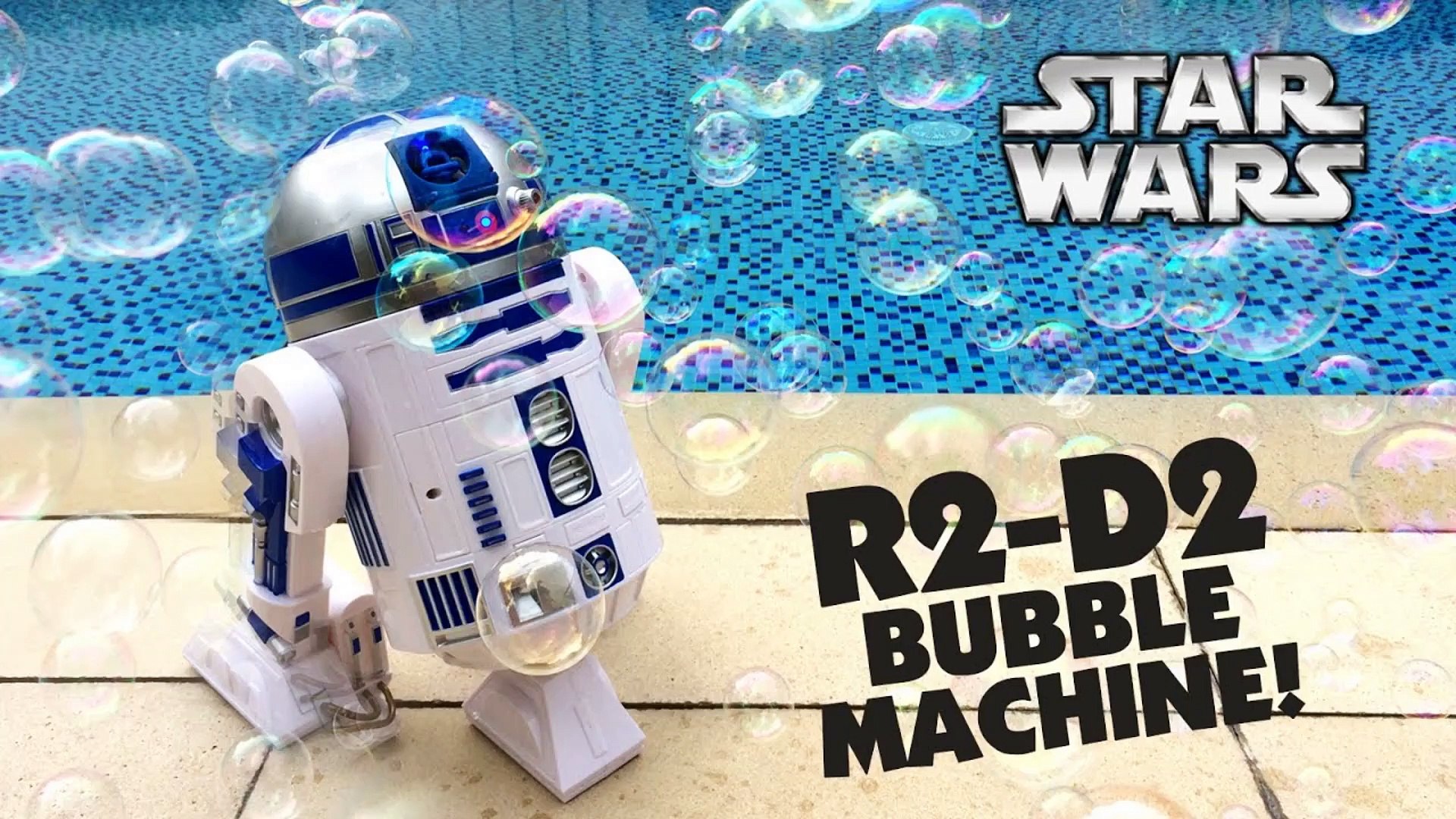 Star Wars R2-D2 Lights and Sounds Bubble Machine Imperial Toy